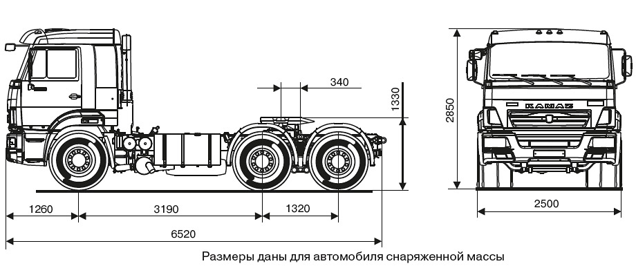 Подробное техническое описание КАМАЗ-65116