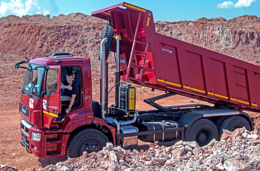 КАМАЗ 6580 - удачный самосвал