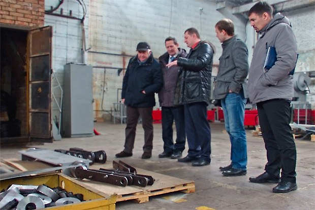 Посещение Сосновоборского завода холодно-штампованных изделий (СЗХИ)